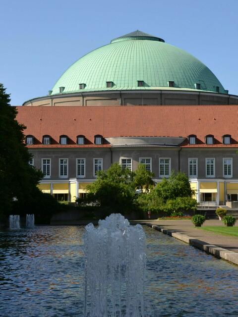 Partie durch den Stadtpark Hannover - Kuppelsaal mit Wasserspielen im Vordergrund (Foto: Katja Woidtke) | Foto: Katja Woidtke
