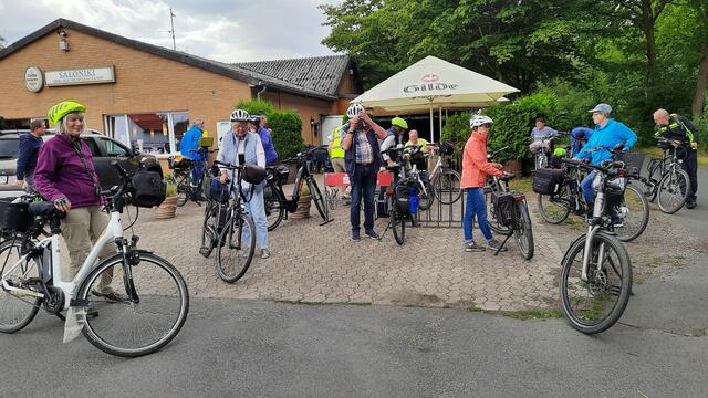 Einkehr im "Saloniki" in Brelingen