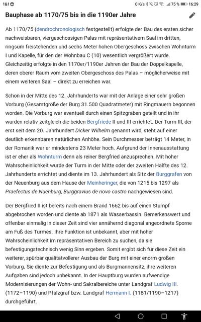 Geschichte Schloß Neuenburg