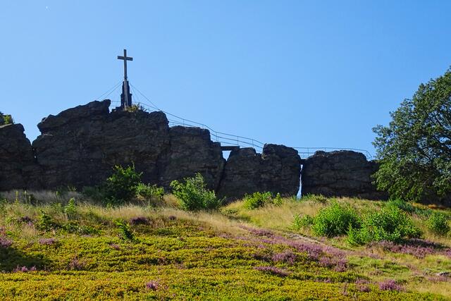 der Große Gegenstein im Gegenlicht
