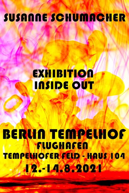 Kunstausstellung INSIDE OUT in Berlin, Tempelhofer Feld, Haus 104.