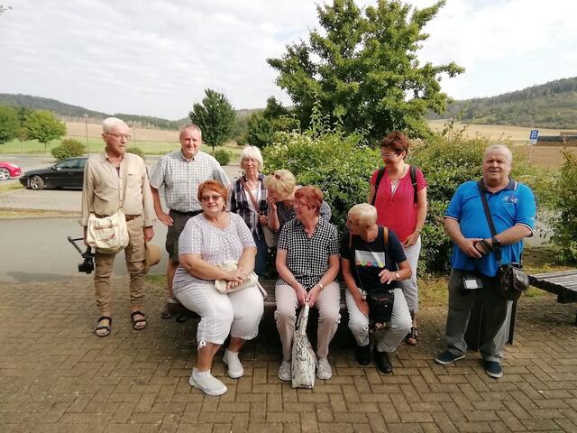 Das erste Gruppenbild kurz nach der Ankunft - Bilder vom Ausflug der Mitglieder des Fotoclubs von WhatsApp und anderen Myheimat Usern !