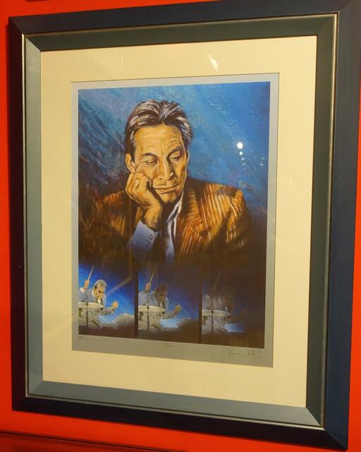 Ein Portrait von Charlie Watts