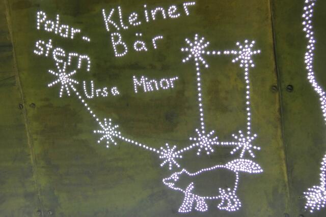 Kleiner Bär mit dem Polarstern.