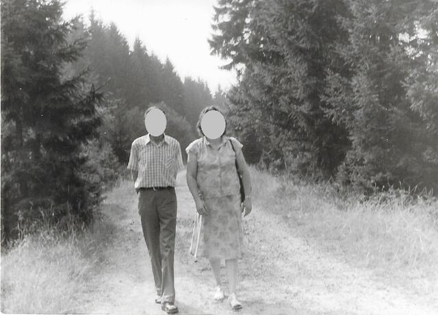 Mit ihrem zweiten Mann im Harz-Urlaub | Foto: Unbekannt