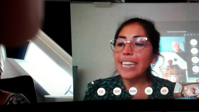 . . . Noelia Crespo-Calatayud, die aus Bolivien stammt und für die Weltkirche arbeitet, schilderte aufgrund ihrer Erfahrungen in einem Überblick die verschiedenen Herausforderungen, die das Amazonasgebiet stellt . . .