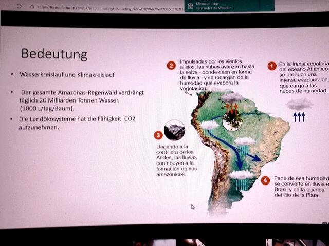 . . . von Bedeutung, das Amazonasgebiet . . .