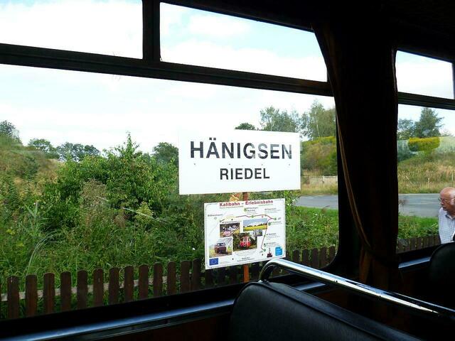 Bahnsteig 1 Hänigsen – Riedel.