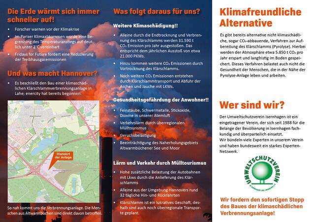 Flyer S. 2 Kontakt: klaerschlamm@umweltschutzverein.de