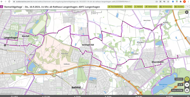 Geplante Tour: "OutdoorActive"