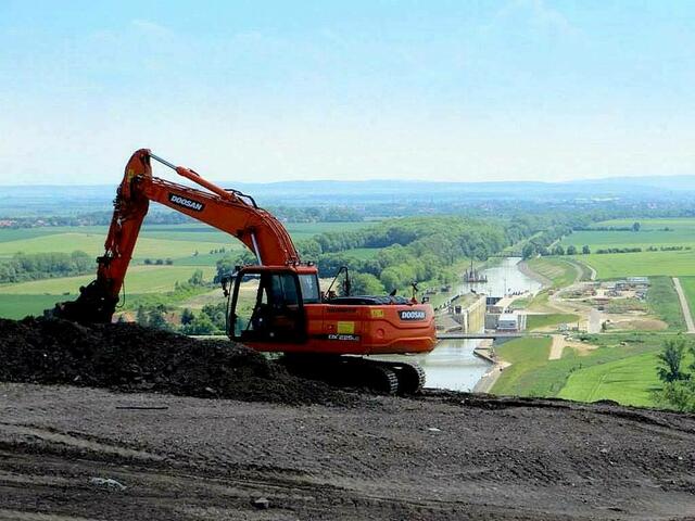 Auf dem Haldenplateau im Jahr 2015.