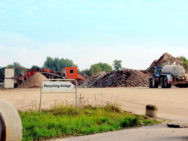 Recycling - Anlage der K+S.