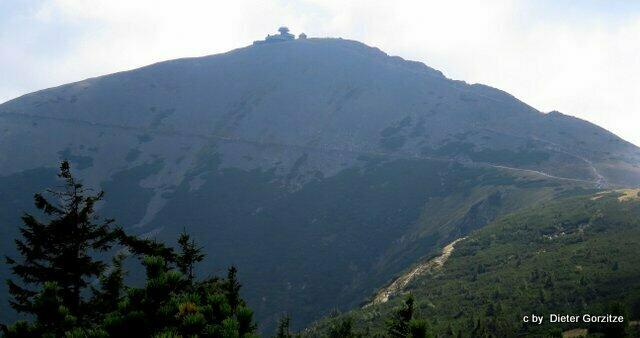 Die Schneekoppe,Höhe 1603 m !