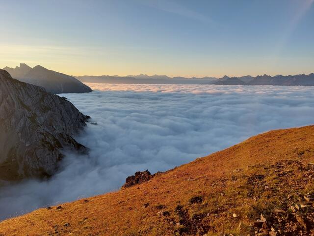 Wolkenmeer über dem Inntal