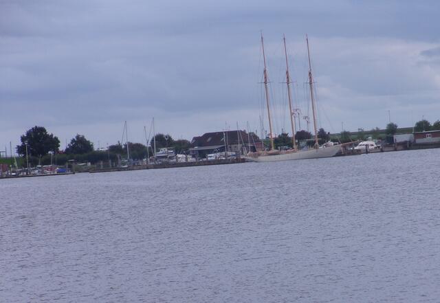 Blick nach Süden - vom Bontekai zum Yachtclub | Foto: H. Haase