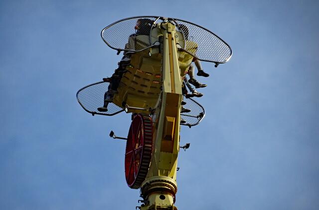 Rummel in Erfurt - Über den Wolken!
