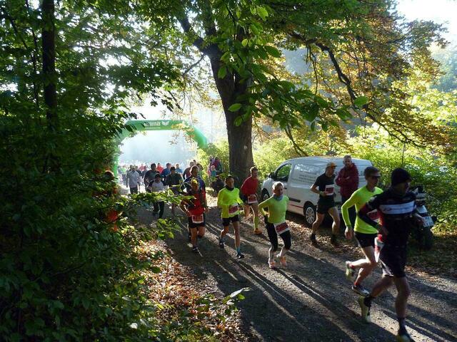 Start für die Marathondistanz.