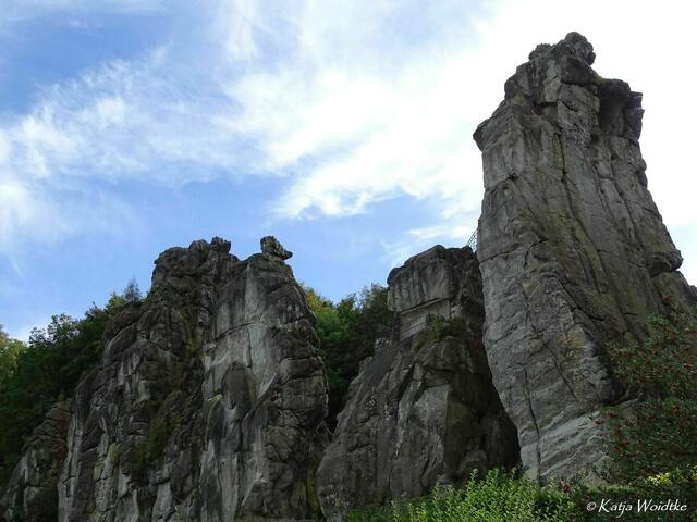 Mystische Externsteine - Blick auf den Wackelstein (Foto: Katja Woidtke) | Foto: Katja Woidtke