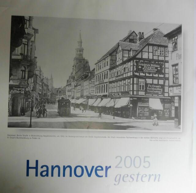 Breite Straße in Blickrichtung Aegidienkirche, um 1910.
