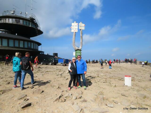 Wir sind angekommen,1603 Meter hoch !
