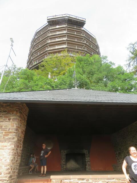 Der Waldwipfelpfad und die Schutzhütte