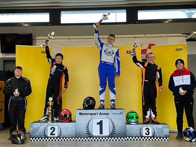 Lenn Drewes kommt zweimal auf Platz 3