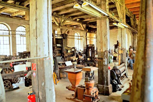 Blick in die alte Maschinenfabrik (Carlswerk) in Mägdespung (Archivbild)