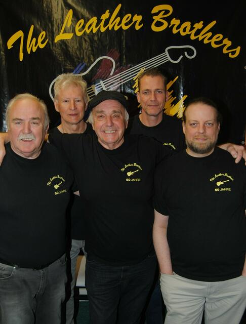 "The Leather Brothers" damals noch mit ihrem Schlagzeuger Stefan Wasmuth