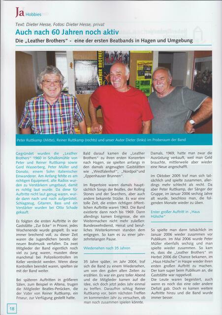 "The Leather Brothers" präsentiert in "Junges altes Hagen"