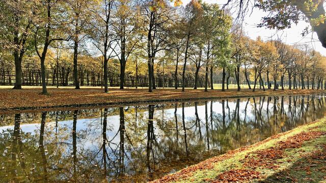 Der Rundweg durch den Schlossgarten mit den Kanälen ist sehr reizvoll, zumal überall von Lenné und Klett geplante Sichtachsen auszumachen sind. Foto: Helmut Kuzina