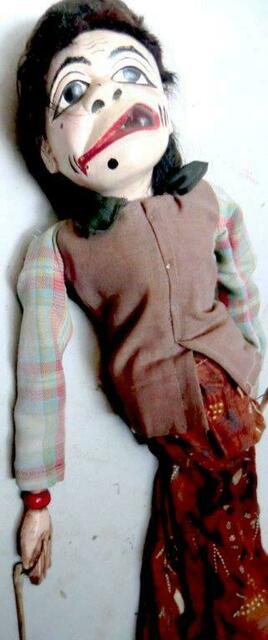 Javanische Puppentheaterfigur