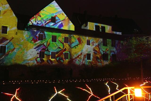 Alte Stadtmauer am kleinen Wörnitz