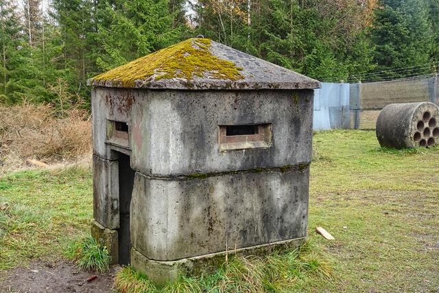ein Erdbunker für die Grenzsoldaten