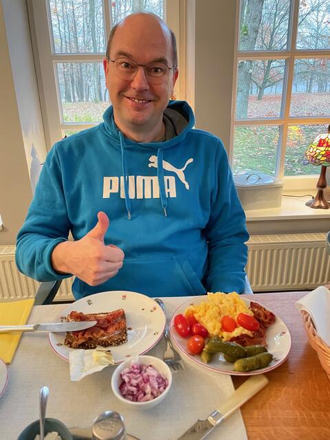 Auch übers Frühstück kann man nicht meckern!