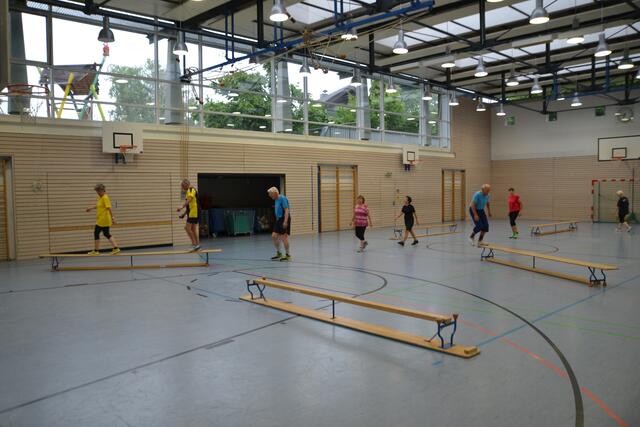 Mit abwechslungsreichen Trainingseinheiten gestaltete Heike Groß in jeder Stunde eine interessante Übung.