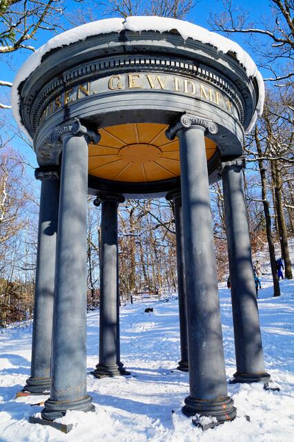 Luisentempel im Winter