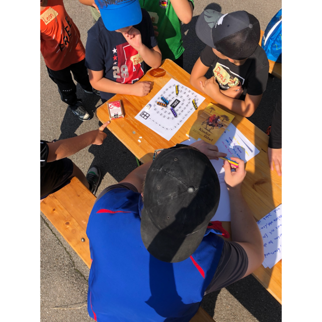 Spieleparcour beim Ferienprogramm