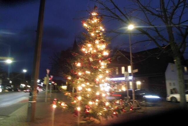 Weihnachtsbaum Bothfelder Platz....