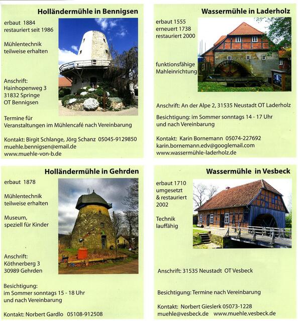 die Mühle auf dem Gehrdener Berg wurde 2020 von einem neuen Verein übernommen und soll demnächst wieder geöffnet werden...