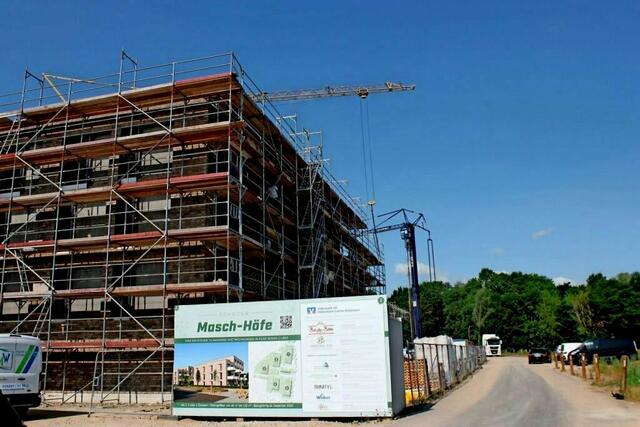 Bild 13a " Sehnder Masch Höfe " in der Lehrter Straße, Fertigstellung im Jahr 2021.