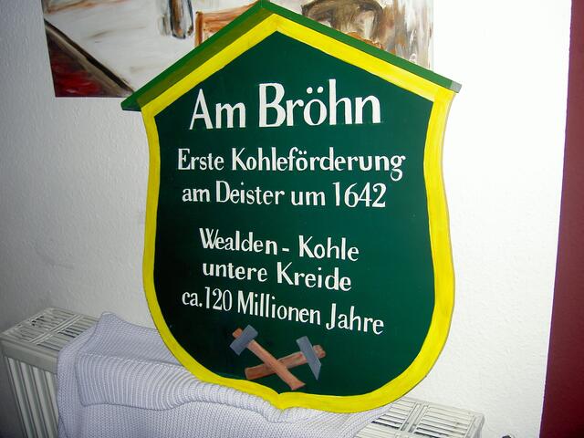 Hinweisschild am Bröhn 2018