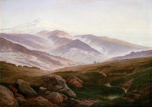 "Riesengebirge" von Caspar David Friedrich > Gemeinfrei > https://commons.wikimedia.org/wiki/File:Caspar_David_Friedrich_016.jpg | Foto: wie vor