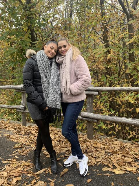 Mariagrazia Chiruli mit der Trainerin Carolin Welsch