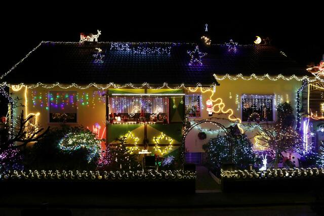 Weihnachtsbeleuchtung in Cölbe