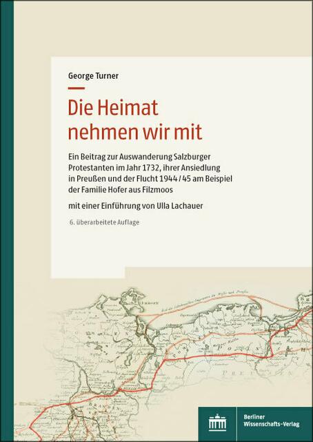 George Turner: Die Heimat nehmen wir mit &gt; 5. überarbeitete Auflage, Berlin 2021  https://www.bwv-verlag.de/detailview?no=5095 | Foto: geprüft