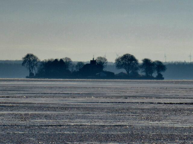 Insel Wilhelmstein im "Eismeer"