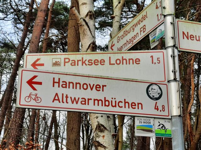 In diese Richtung ....