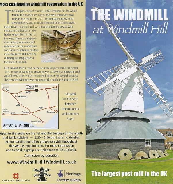 Beschreibung der Windmill Hill Mühle.