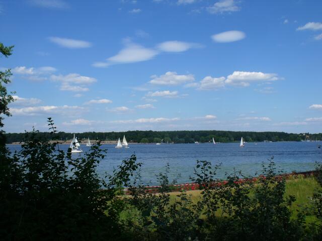 Idyllische Lage am Wannsee.