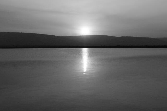 Sonnenuntergang am Lake Mburo